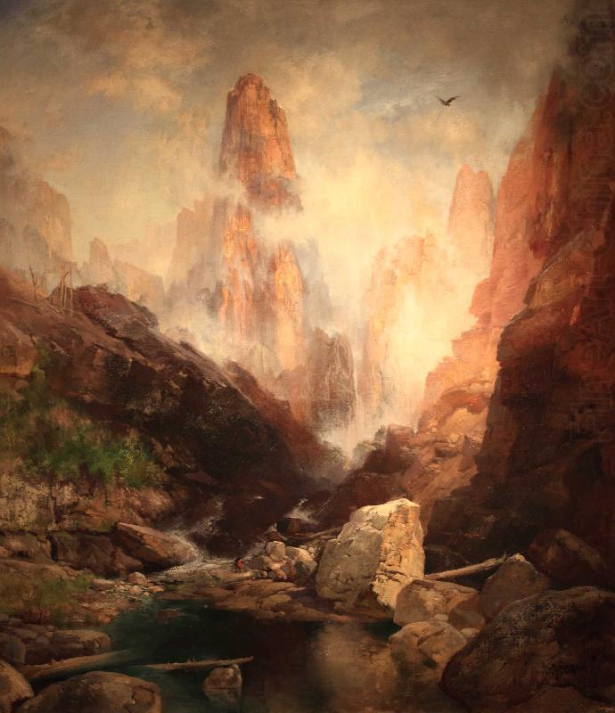 Mist in Kanab Canyon, Thomas Moran